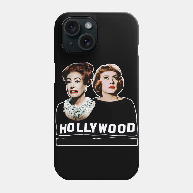 Bette and Joan Phone Case by Indecent Designs