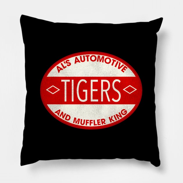 Al'S Automotive Tigers - Magnum P.I. Pillow by dany artist