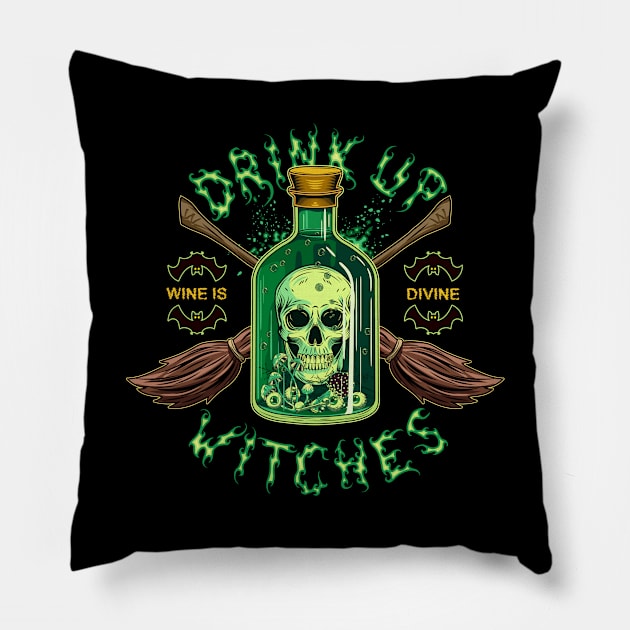 Drink up witches! Pillow by OA_Creation