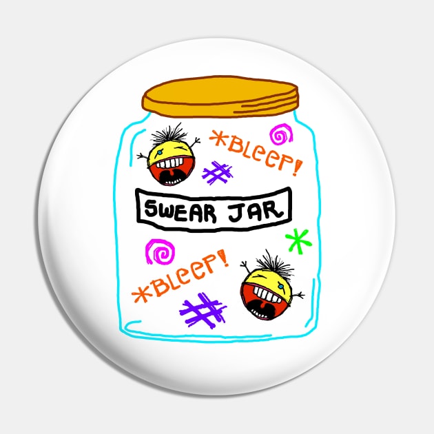 *Bleep! Swear Jar Pin by RawSunArt