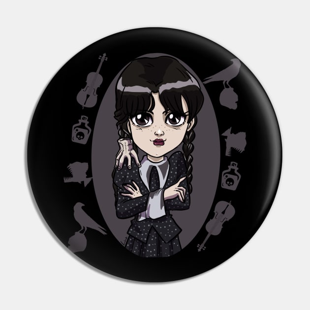 Wednesday MH Pin by Liaartemisa