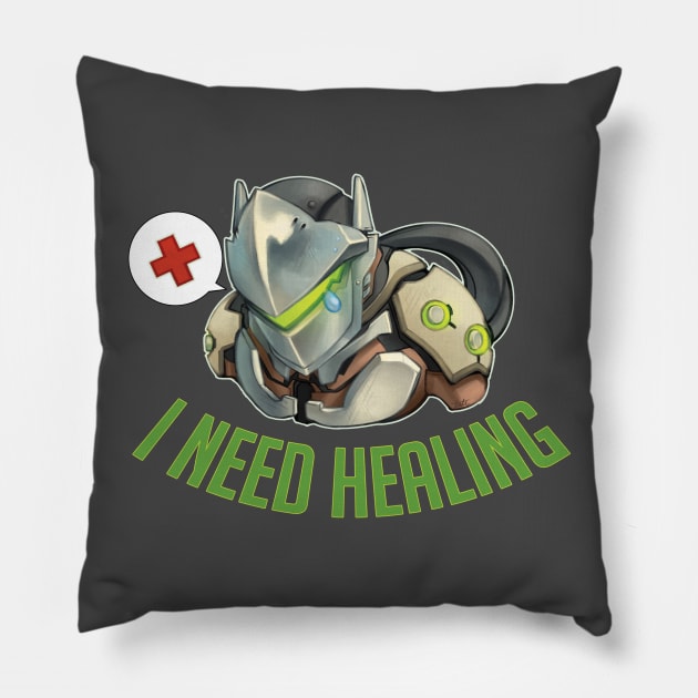 Need Healing Pillow by TatertotsArt