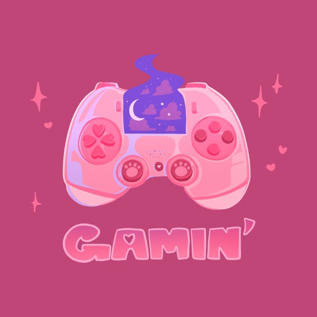 GAMIN’ - Pastel Pink Gaming Controller! by silly cattos