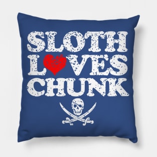 Sloth Loves Chunk Pillow