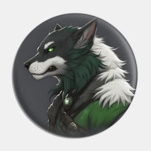 werewolf fantasy art green Pin