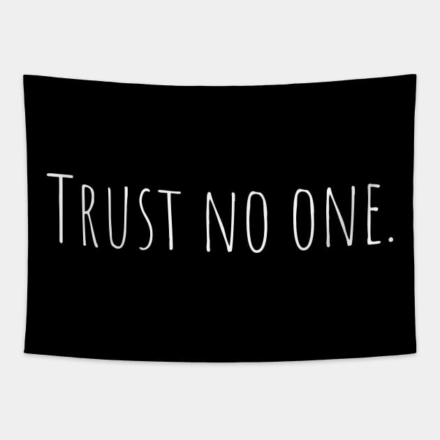 Trust no one. Tapestry by kknows