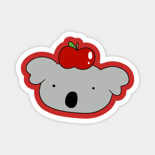 Apple Koala Face Magnet