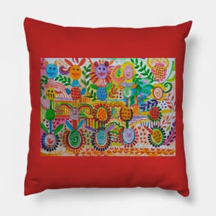 A burst of Colour Pillow