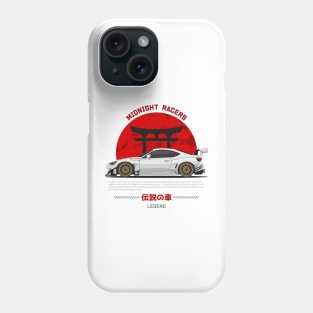 Midnight Racer White GT 86 JDM Phone Case