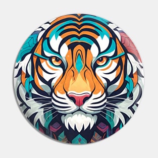 Abstract Fantasy Tiger Pin