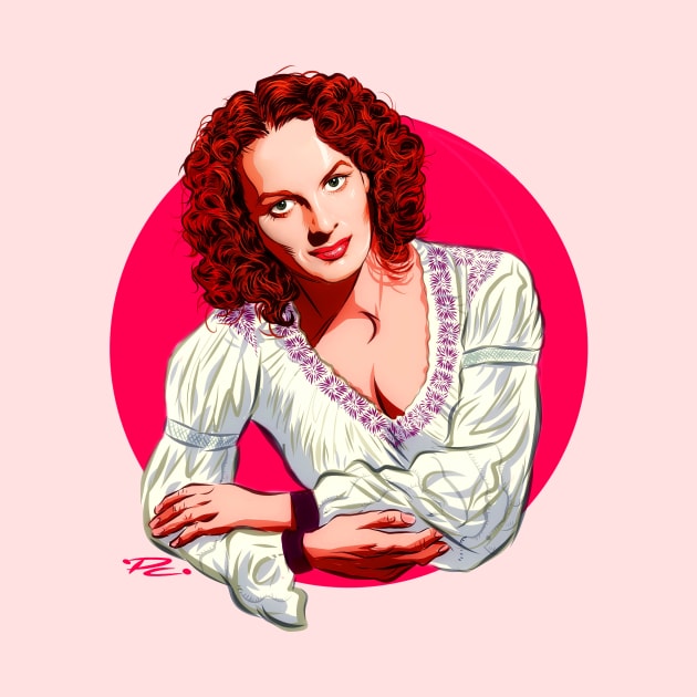 Maureen O'Hara - An illustration by Paul Cemmick by PLAYDIGITAL2020