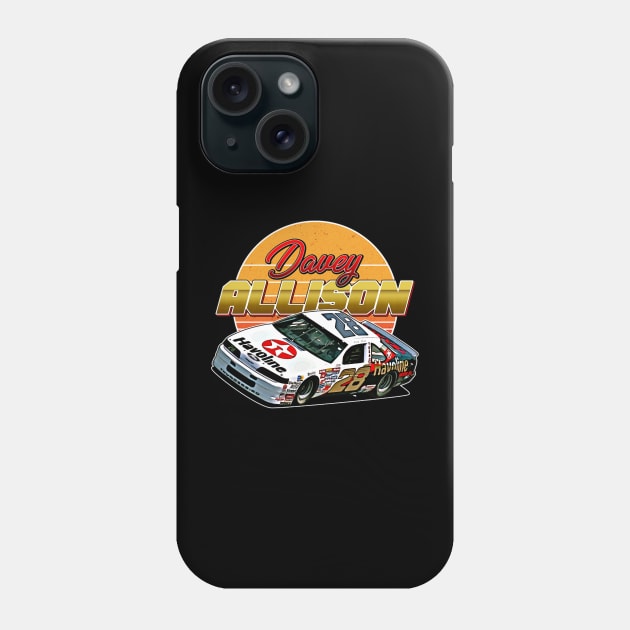 Davey Allison 28 80S Retro Phone Case by Erianna Bee