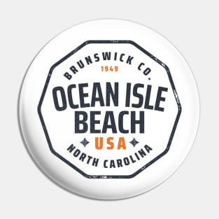 Ocean Isle Beach, NC Summertime Vacationing Memories Badge Pin