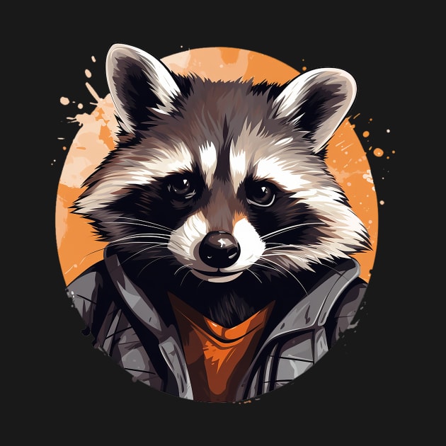 raccoon by lets find pirate