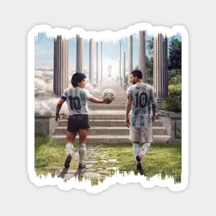 Messi and Maradona Magnet