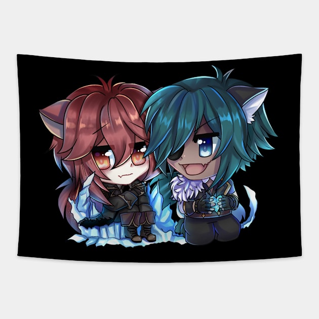 Kaeluc Chibi Tapestry by Yunuyei's Store