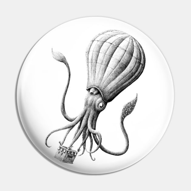 Octopus Pin by RedmerHoekstra