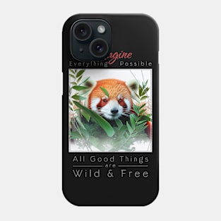 Red Panda Nature Outdoor Imagine Wild Free Phone Case