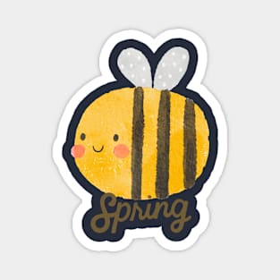 Its Spring, Funny Bee Design Magnet