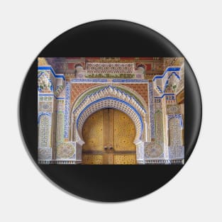 Moroccan riad door Pin