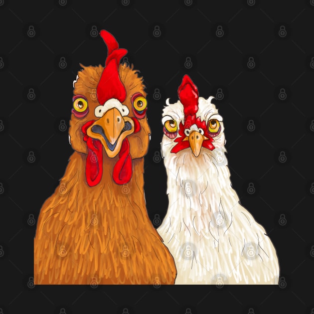 Silly Chickens by Julie Townsend Studio