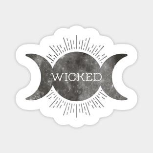 Wicked Crescent Moon Magnet