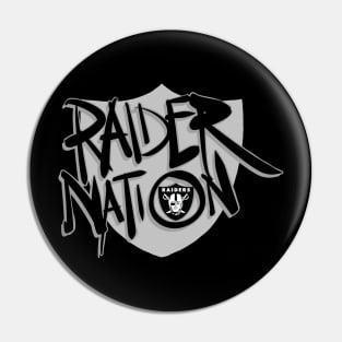 RaidR Nation shield Pin