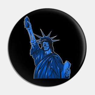 Liberty Paint The Town Blue Pin