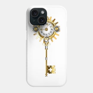 Golden Key with Dials Phone Case