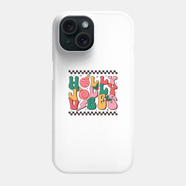 Holly Jolly Vibes Phone Case by AmandaGJ9t3