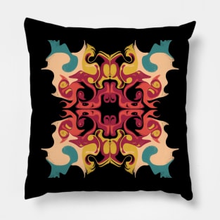 Trippy Psychedelic Pattern Pillow