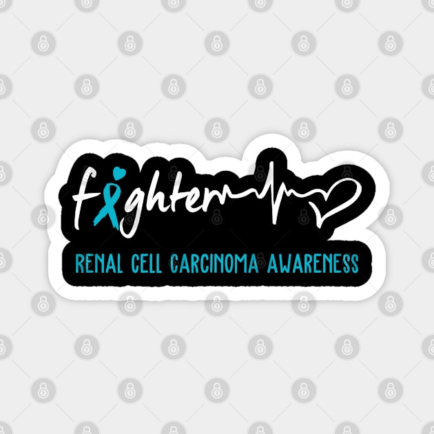 Renal Cell Carcinoma Awareness Support Renal Cell Carcinoma Fighter Gifts Magnet by ThePassion99