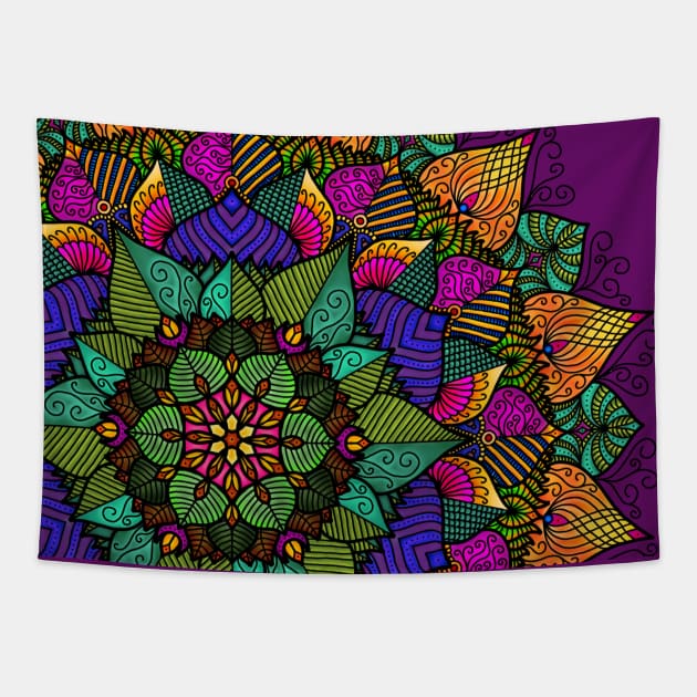 Mandala Tapestry by ElviraDraat
