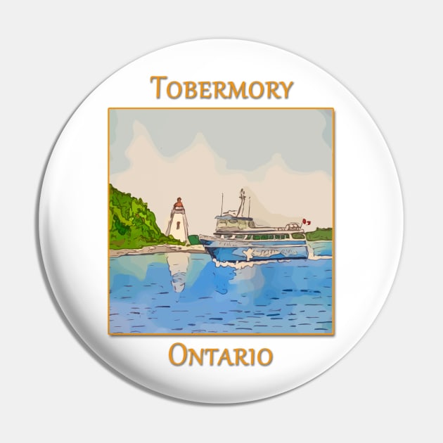 Tobermory Big Tub Lighthouse and Glass Bottom Boat - WelshDesigns Pin by WelshDesigns