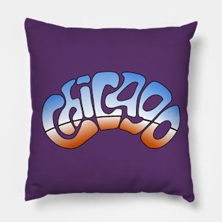 Chicago Bean (color) Pillow