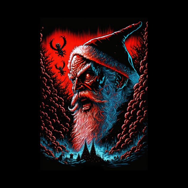 Evil Santa Metal Christmas by Henison Horror