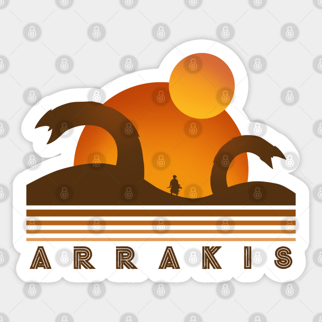 Arrakis - Dune - Sticker