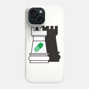 Queens Gambit Chess and Pills Phone Case