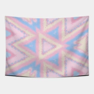 Pencil Strokes of Pastel Colors Tapestry