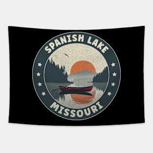 Spanish Lake Missouri Sunset Tapestry