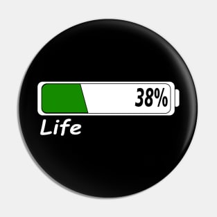 LIFE BATTERY T-SHIRT Pin