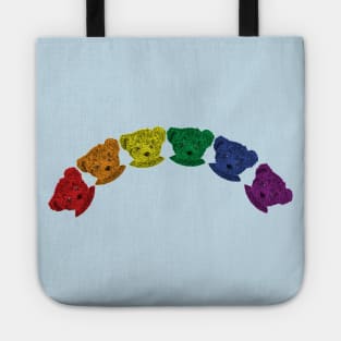 Pride Teddy Bear Rainbow Tote