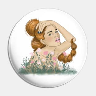 Hiding in the flowers Pin