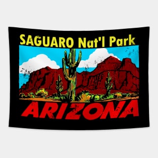 Saguaro National Park Arizona Vintage Tapestry