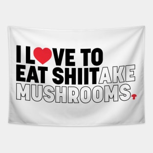 Funny Shiitake Mushroom Tapestry