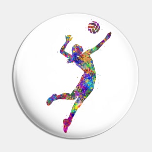 Volleyball player girl Pin