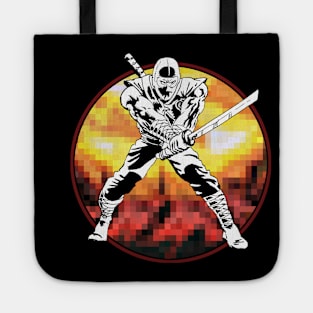 Storm Shadow Black and White Tote