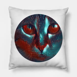 Curled Up mycat, revolution for cats Pillow