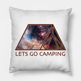 Lets Go Camping Pillow