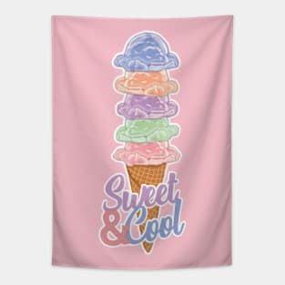 Sweet and Cool Ice Cream Tapestry